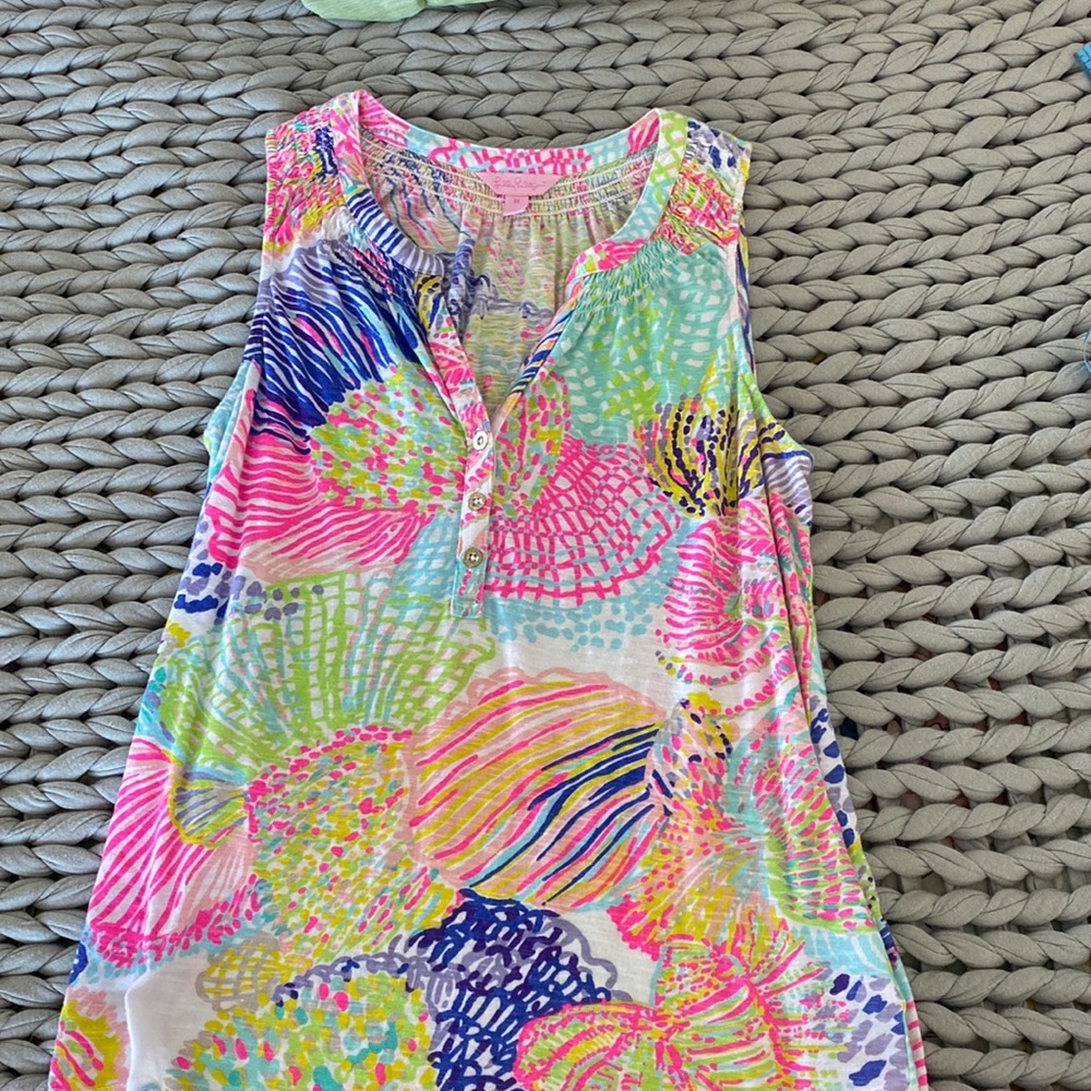 Lilly Pulitzer Essie Tank Bright Neon Medium